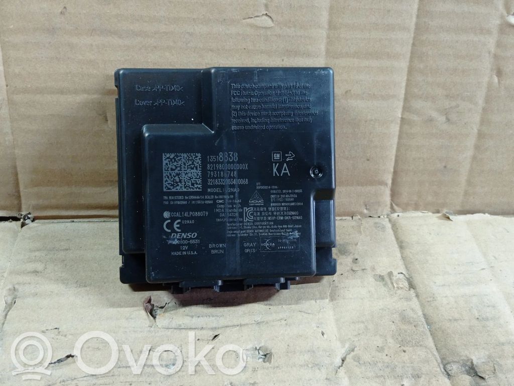 Chevrolet Camaro Keyless (KESSY) go control unit/module 