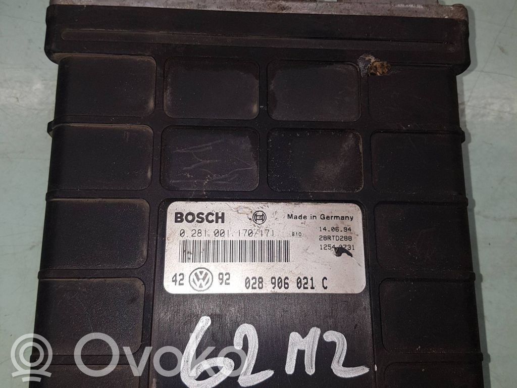 Engine control unit/module   028906021C,0281002170,28RTD288