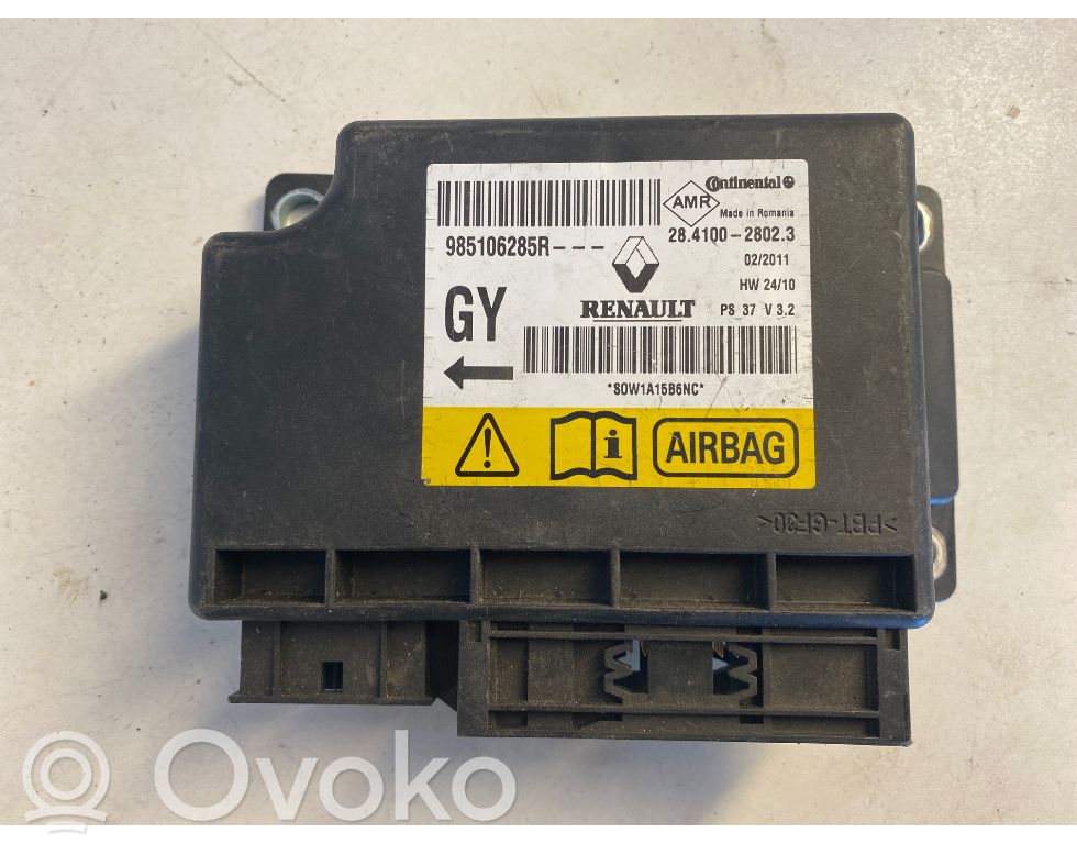 Renault Megane III Airbag control unit/module 