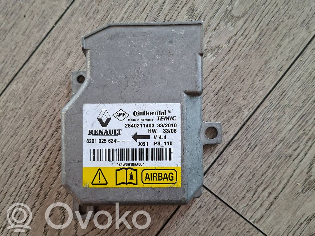 Renault Kangoo II Airbag control unit/module 