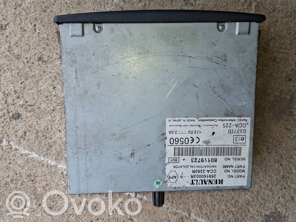Renault Laguna III Navigation unit CD/DVD player 