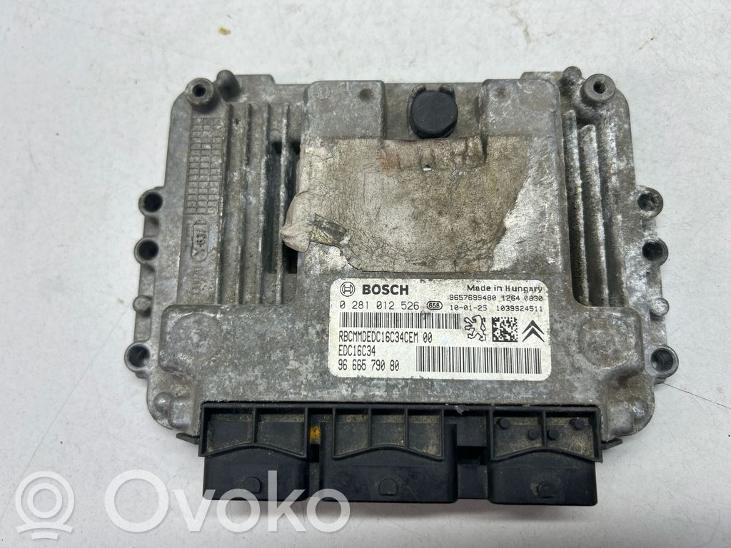Peugeot 206+ Engine control unit/module 