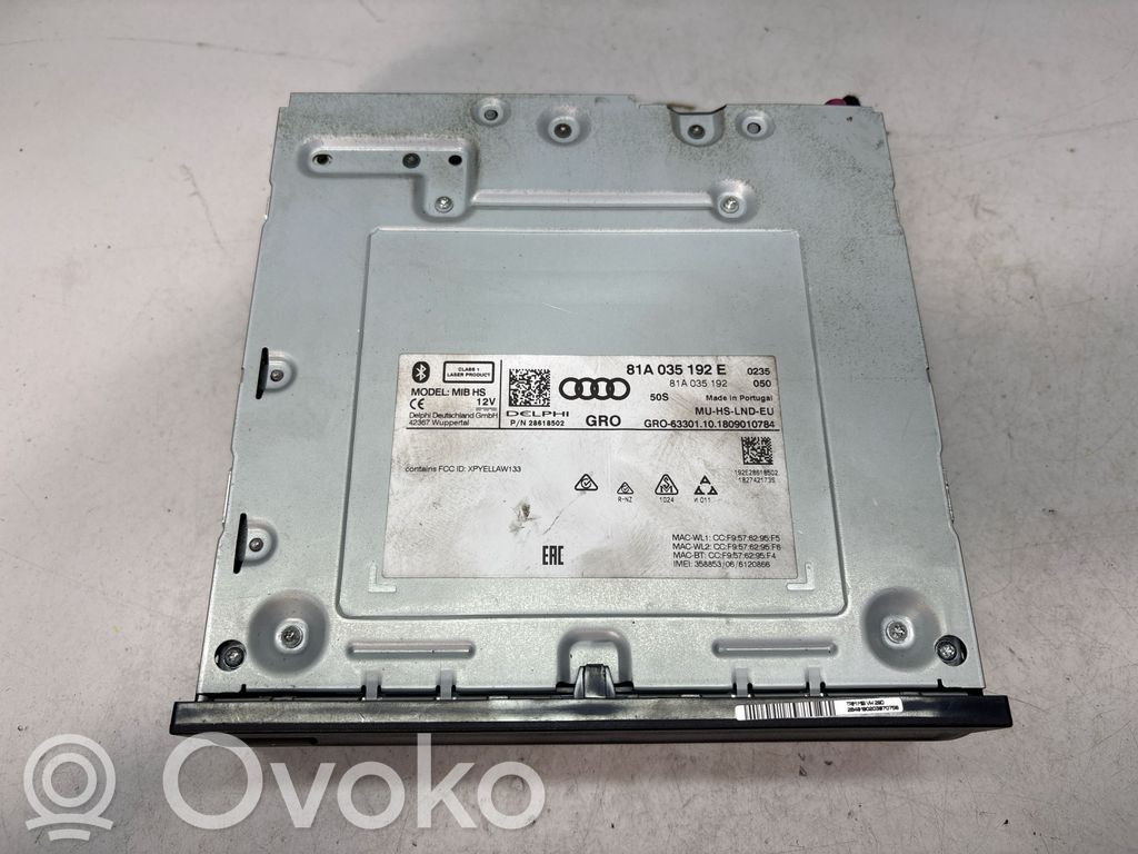 Audi Q2 - Multifunctional control switch/knob 