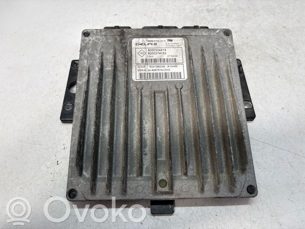 Engine control unit/module   8200334419,8200374152,R0410B024B