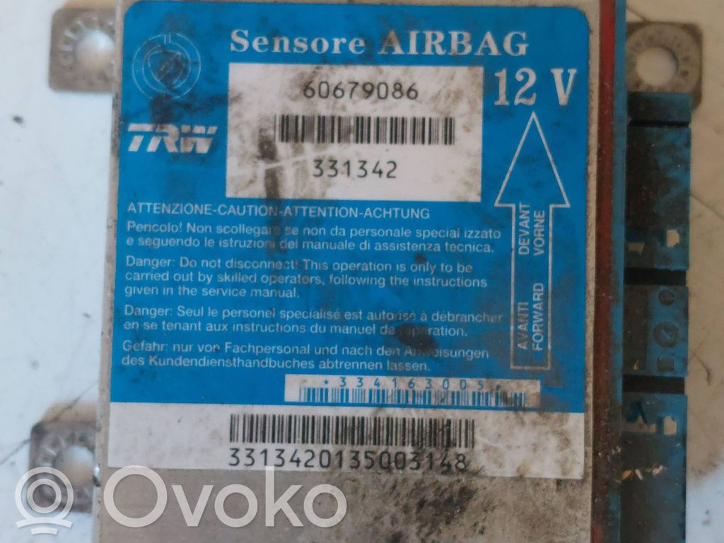 Alfa Romeo 166 Unitate/modul de comandă airbaguri 