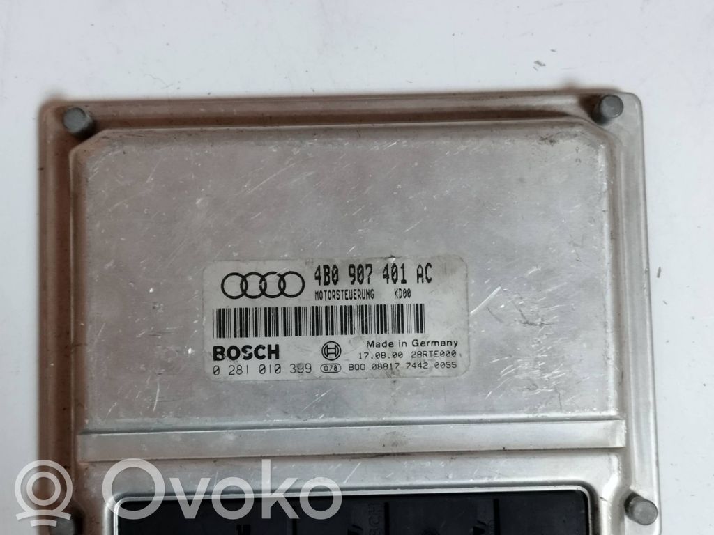 Engine control unit/module   4B0907401AA,0281010399