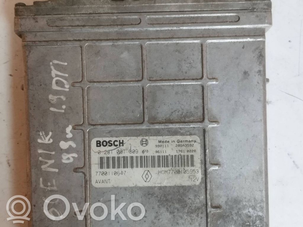 Renault Scenic I Engine control unit/module 