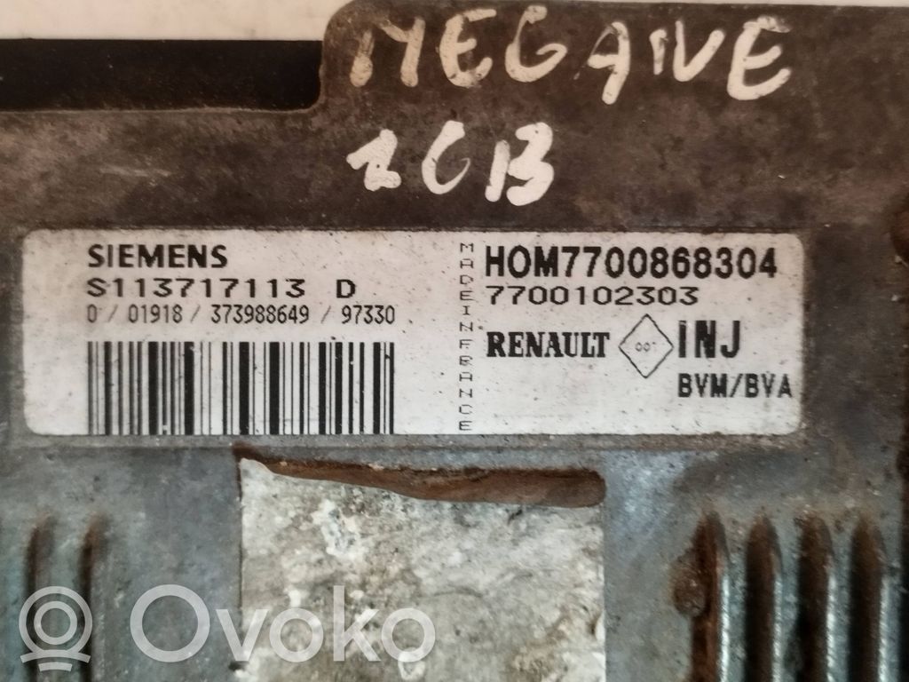 Renault Megane I Engine control unit/module 
