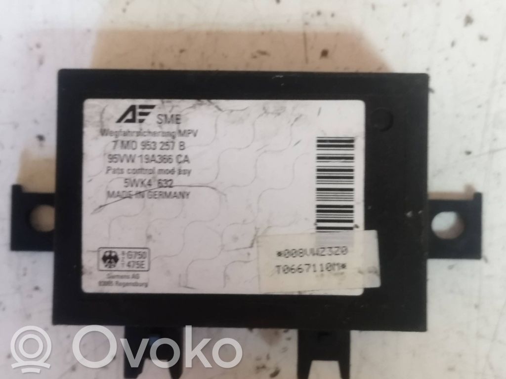 Volkswagen Sharan Immobilizer control unit/module 