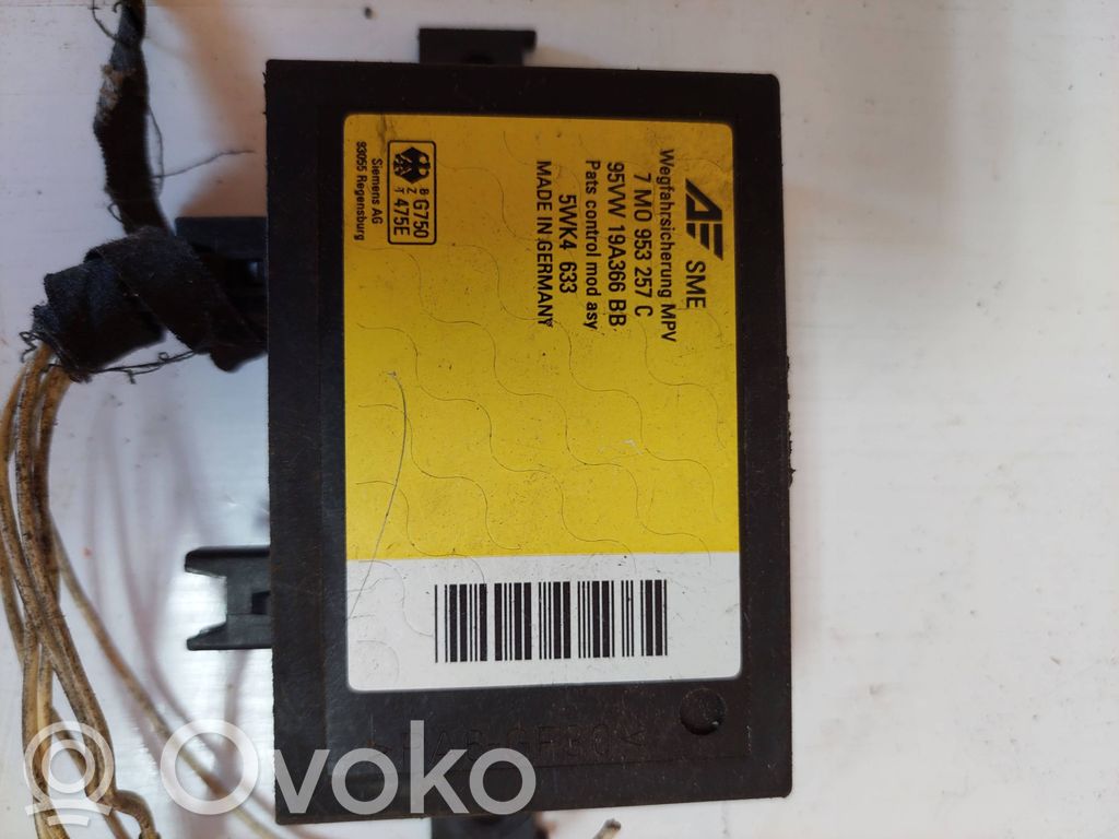 Other control units/modules   7M0953257C,5WK4633,95VW19A366BB
