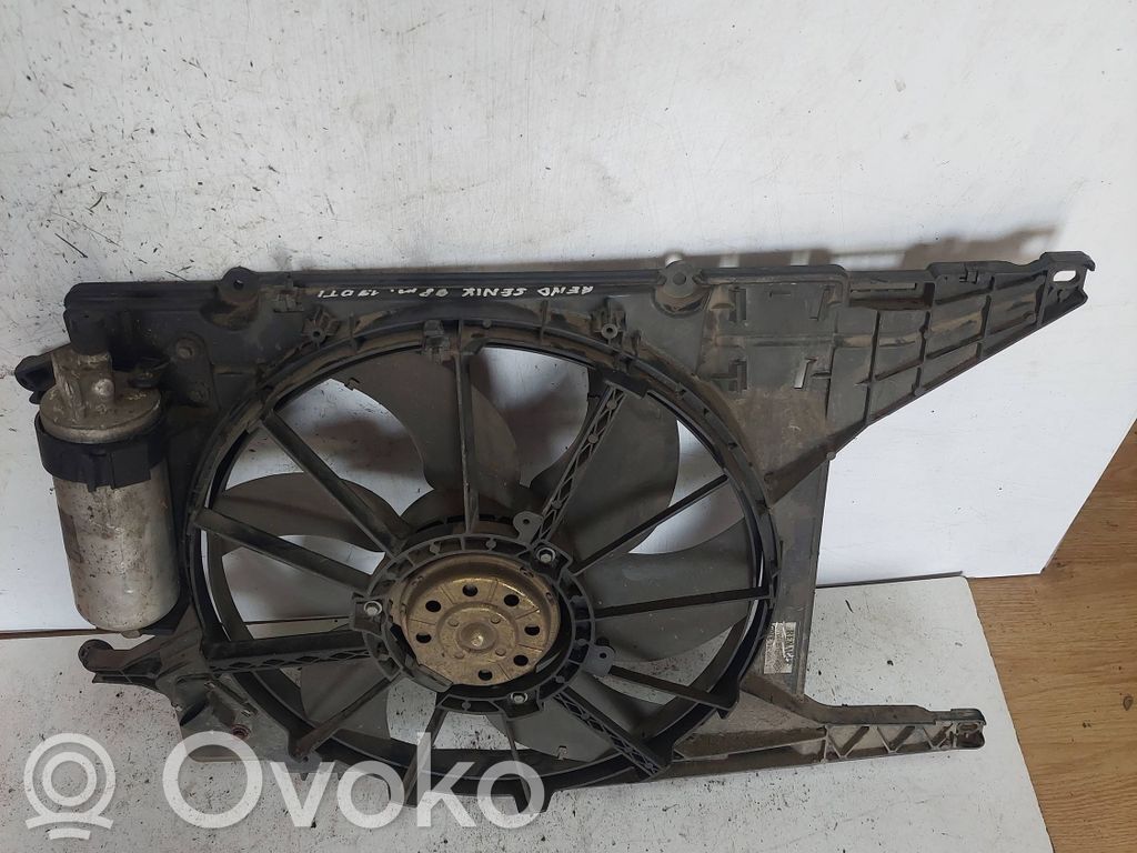 Renault Scenic I Osłona wentylatora chłodnicy 