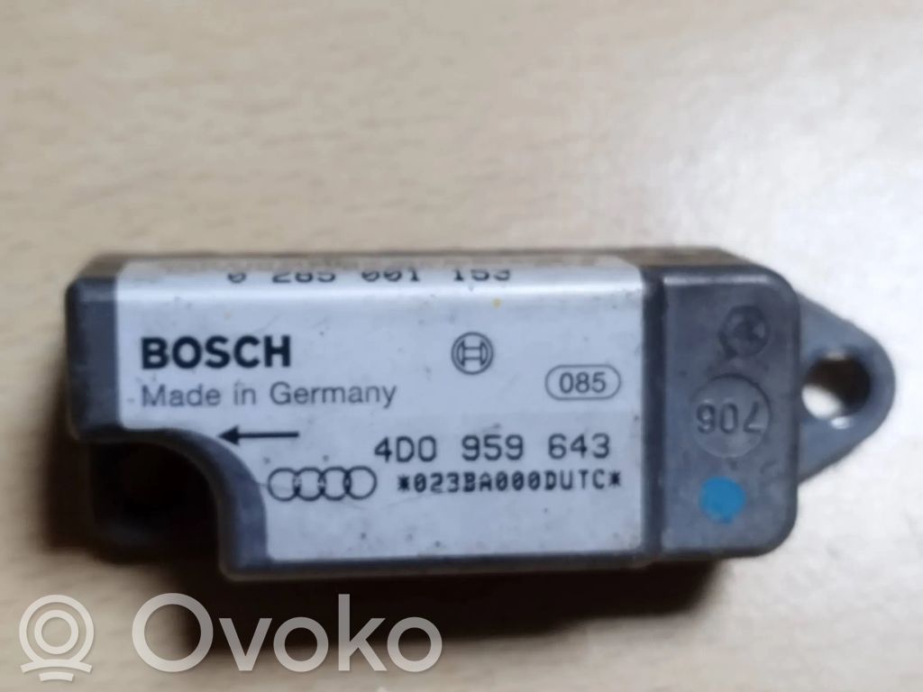 Audi A8 S8 D2 4D Airbagsensor Crashsensor Drucksensor 