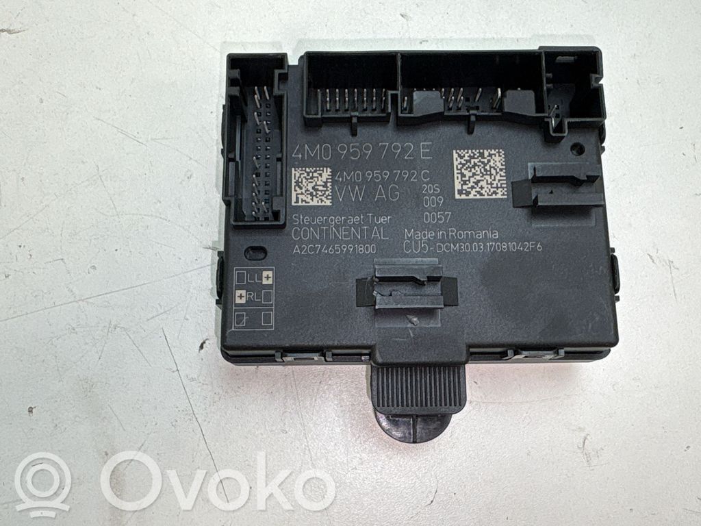 Door control unit/module   4M0959792E,4M0959792C,A2C7465991800