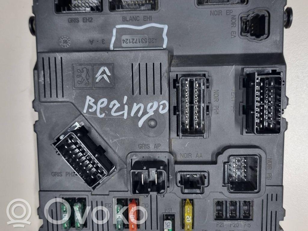 Citroen Berlingo Drošinātāju bloks 