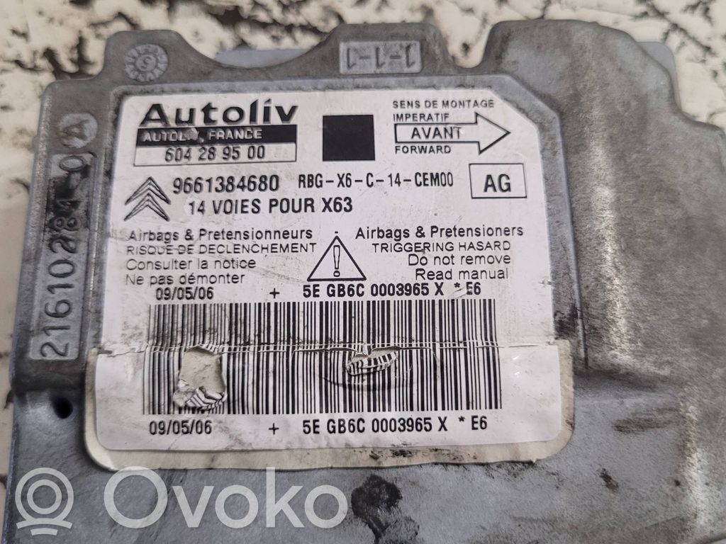 Citroen C6 Engine control unit/module 