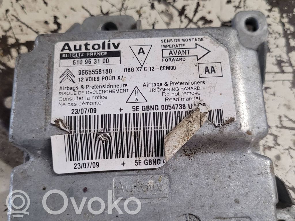 Citroen C5 Airbag control unit/module 
