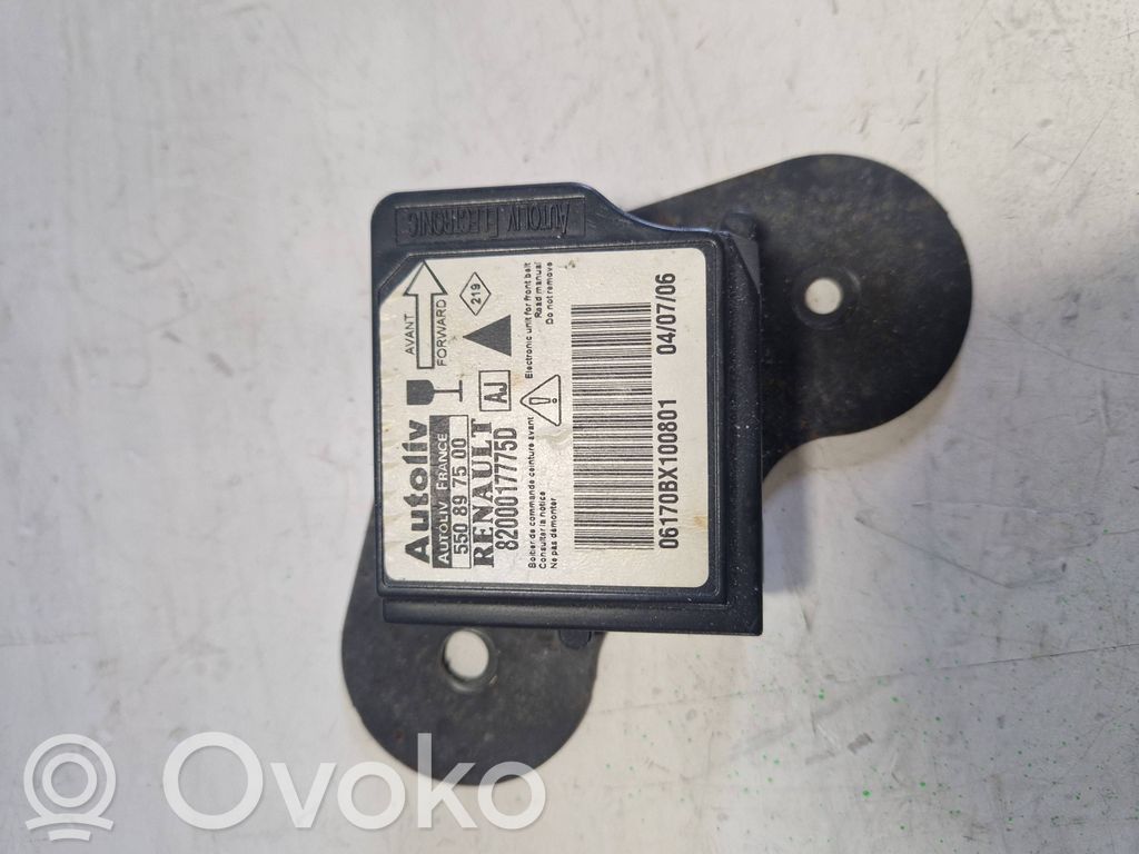 Renault Vel Satis Airbag deployment crash/impact sensor 