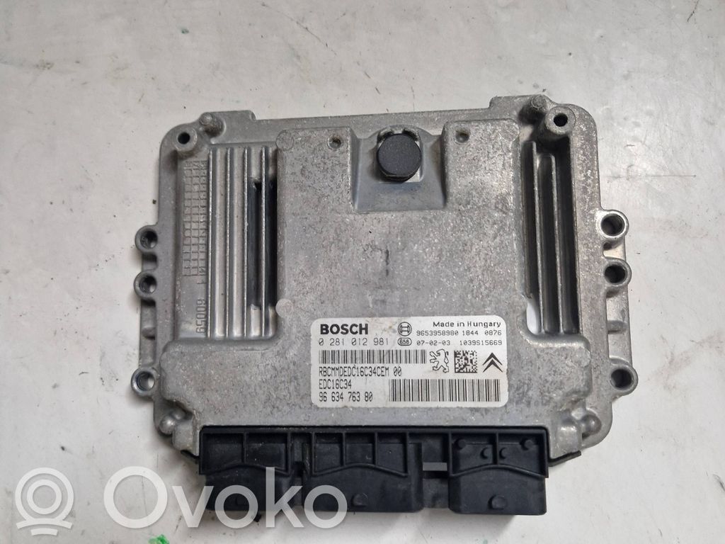 Citroen C4 I Picasso Engine control unit/module 