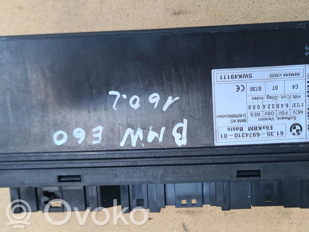 BMW 5 E60 E61 Comfort/convenience module 