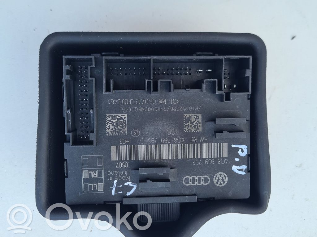 Audi A6 S6 C7 4G Sterownik / Moduł drzwi 