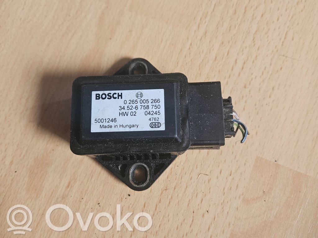 BMW 5 E60 E61 ESP acceleration yaw rate sensor 