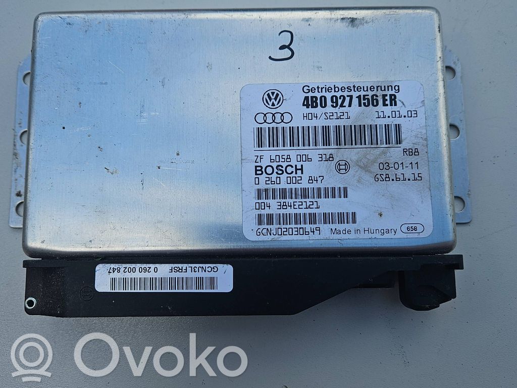 Audi A6 S6 C5 4B Gearbox control unit/module 
