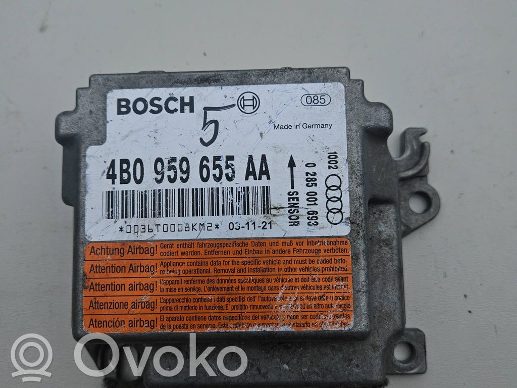 Audi A6 S6 C5 4B Airbag control unit/module 