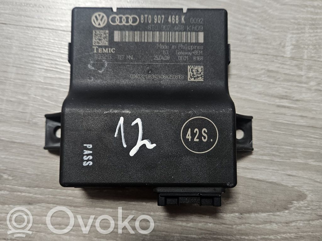 Audi A4 S4 B8 8K Módulo de control Gateway 