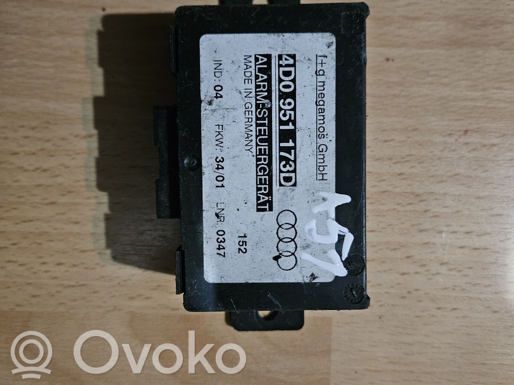 Audi A6 Allroad C5 Alarm control unit/module 