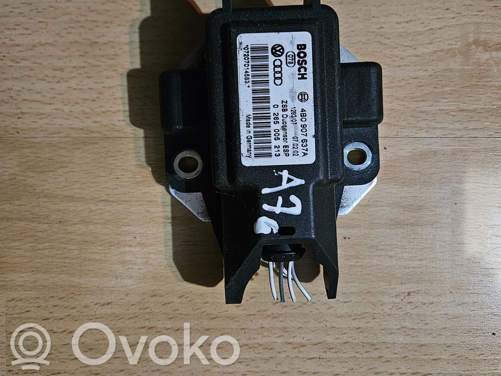 Audi A4 S4 B6 8E 8H ESP acceleration yaw rate sensor 