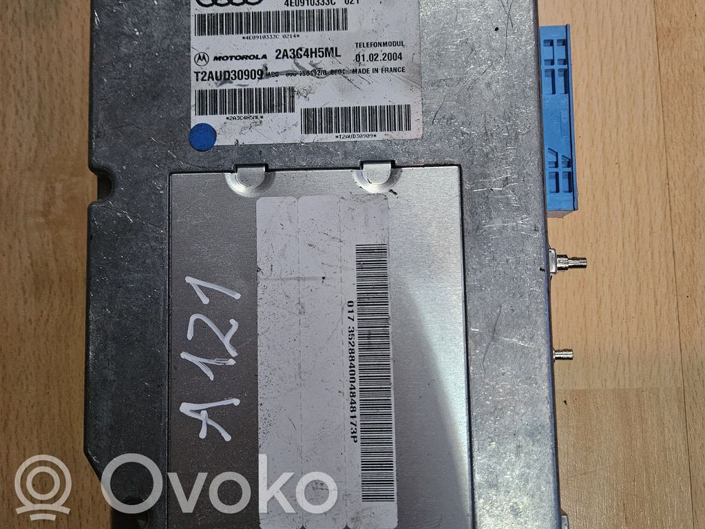 Audi A8 S8 D3 4E Telefono valdymo blokas 