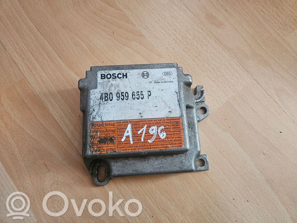 Audi A6 Allroad C5 Airbag control unit/module 