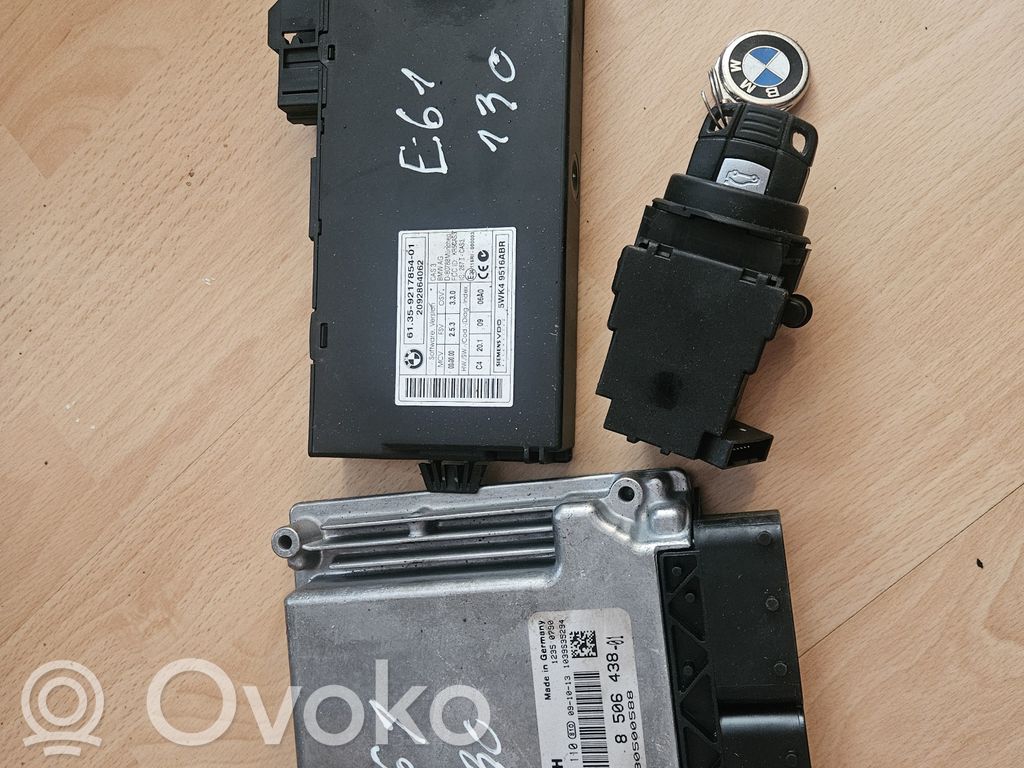 BMW 5 E60 E61 Moottorinohjausyksikön sarja ja lukkosarja 