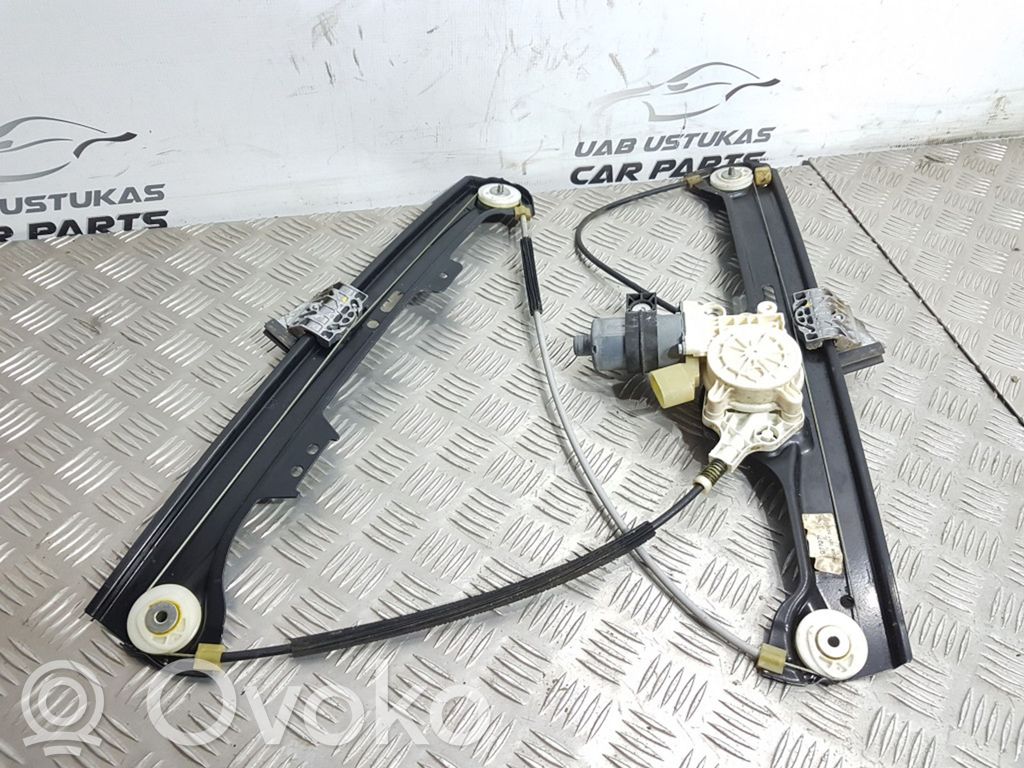 BMW 5 E60 E61 Front door window regulator with motor 