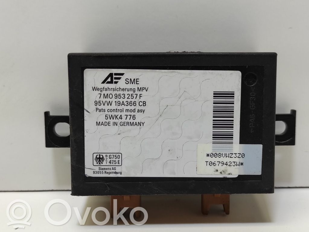 Volkswagen Sharan Immobilizer control unit/module 