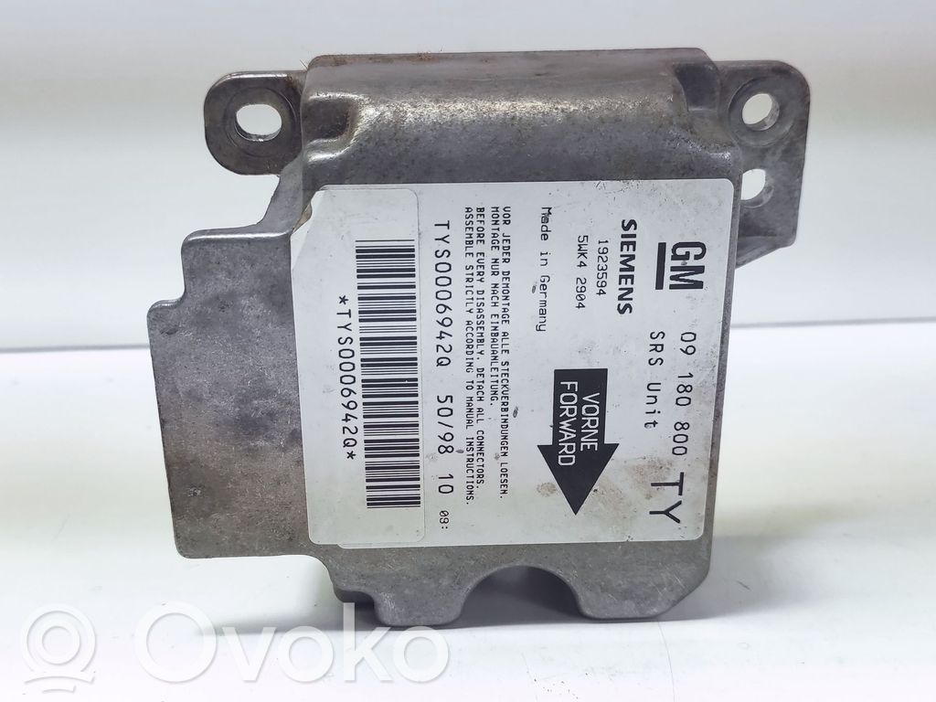 Opel Vectra B Airbag control unit/module 