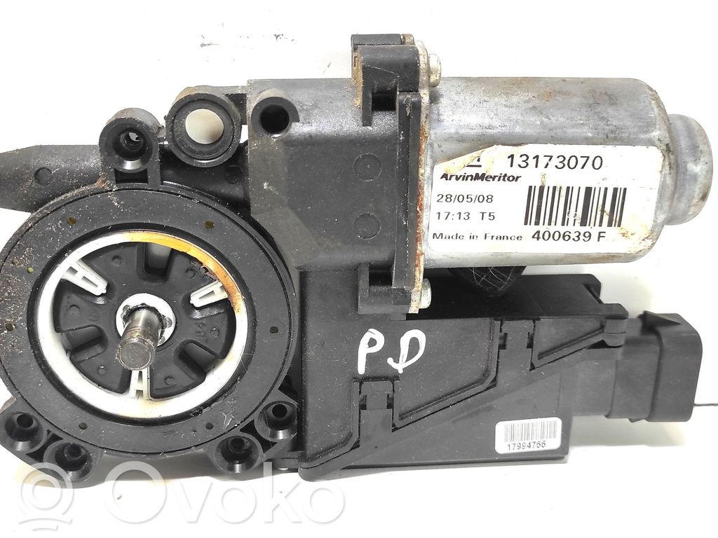 Opel Combo C Front door window regulator motor 