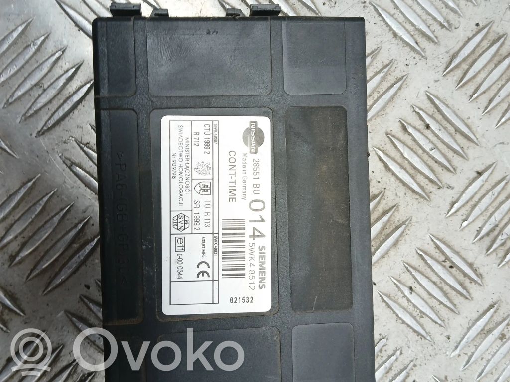 Nissan Almera Tino Moduł / Sterownik komfortu 