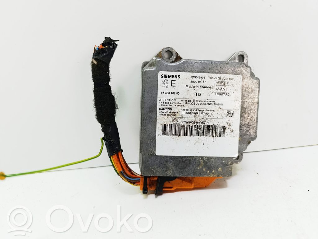 Centralina/modulo airbag   9645840780