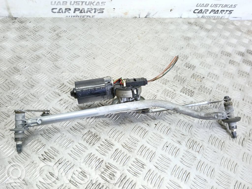 BMW 3 E46 Wischergestänge Wischermotor vorne 
