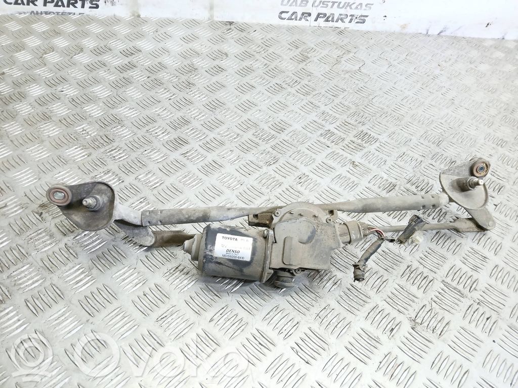 Toyota Avensis T250 Wischergestänge Wischermotor vorne 