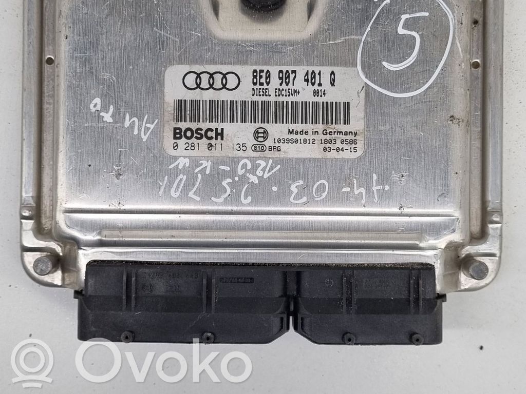 Engine control unit/module   8E0907401Q