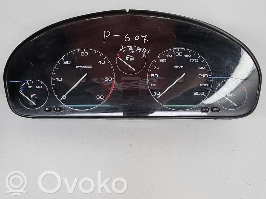 Peugeot 607 Licznik / Prędkościomierz 