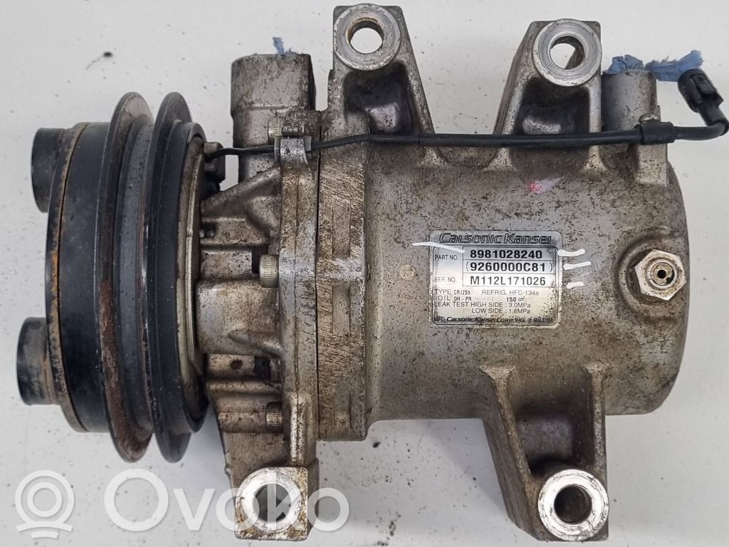 Isuzu D-Max Air conditioning (A/C) compressor (pump) 