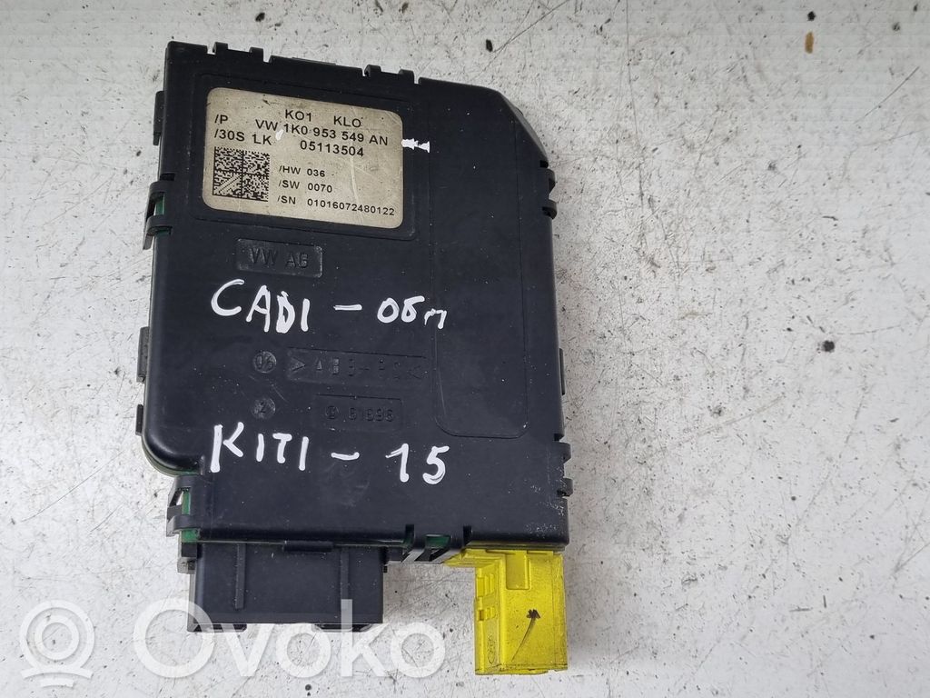 Volkswagen Caddy Sensor de ángulo de dirección 