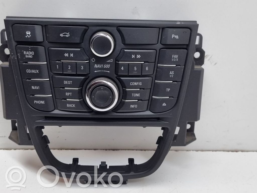 Opel Astra J Head unit multimedia control 