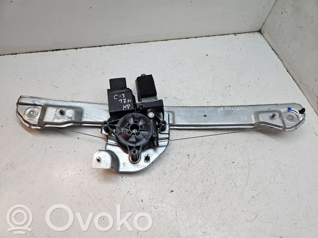 Citroen C3 Front door window regulator with motor 
