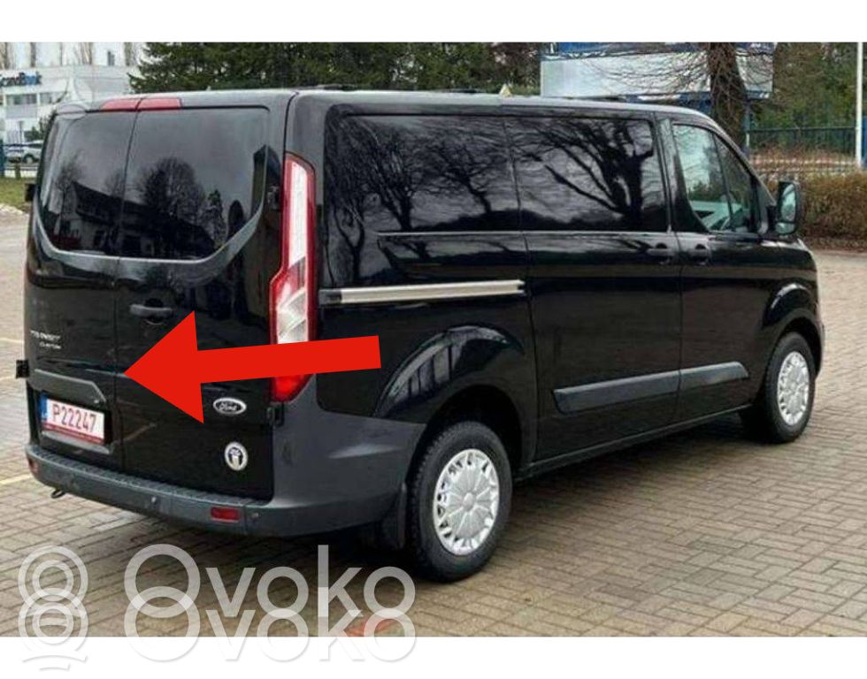 Ford Transit Custom Galinio dangčio numerio apšvietimo juosta 