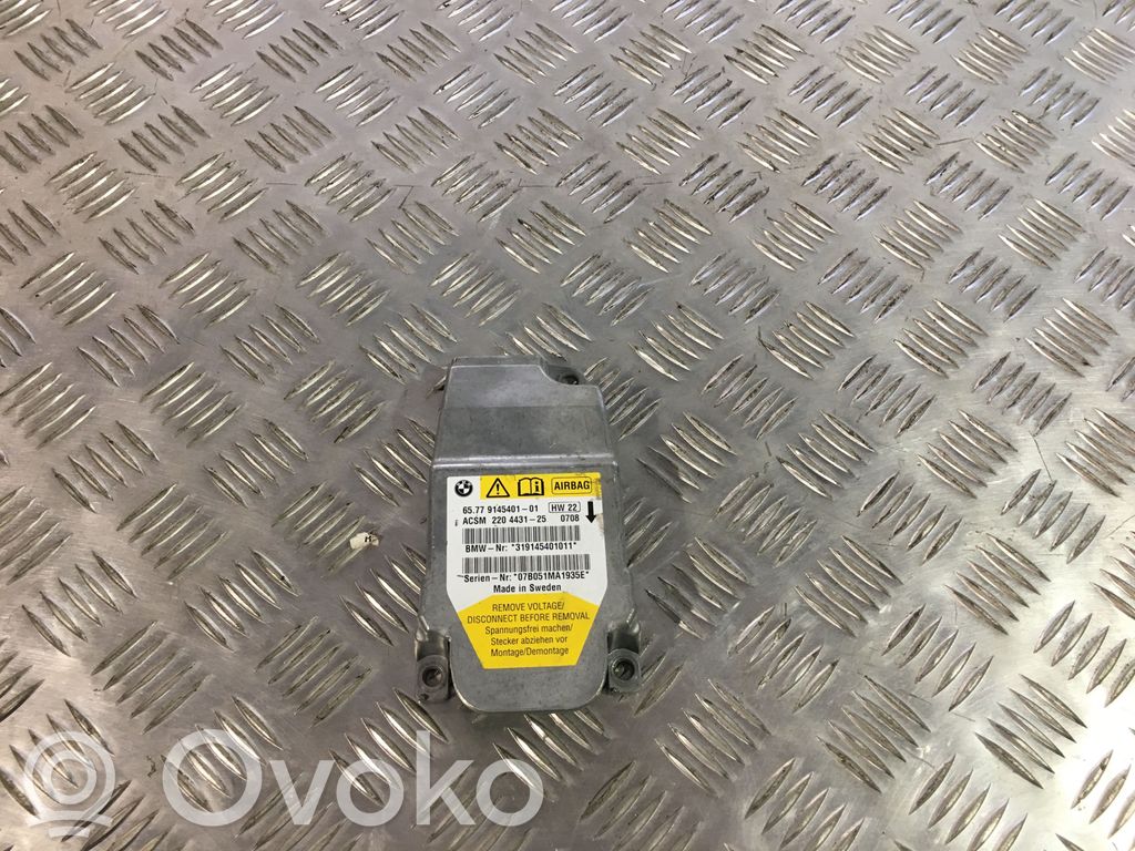 BMW 5 E60 E61 Unidad de control/módulo del Airbag 
