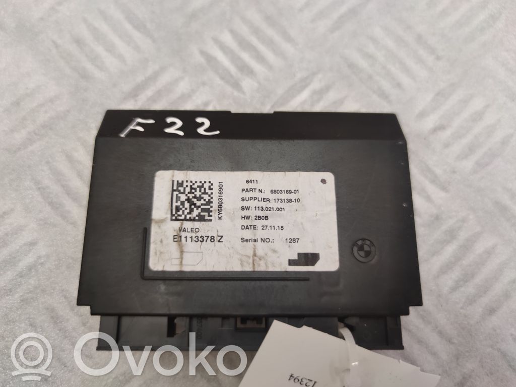 BMW 2 F22 F23 Other control units/modules 